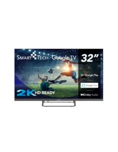 Tv televisor smart tech 32 pulgadas google tv 2k dolbi audio google tv