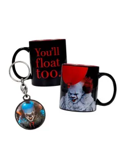 Pennywise taza + regalo llavero metalico it