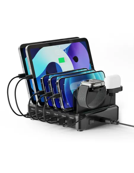 Ewent EW1335 cargador de dispositivo móvil Universal Negro Corriente alterna Carga rápida Interior