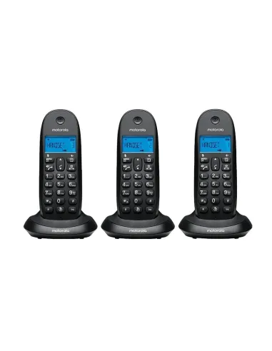 MOTOROLA C1003 CB+ Telefono DECT Negro Trio