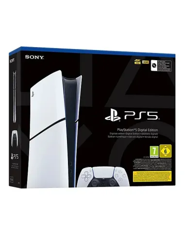 Sony PlayStation 5 Digital Edition 825 GB Wifi Negro, Blanco