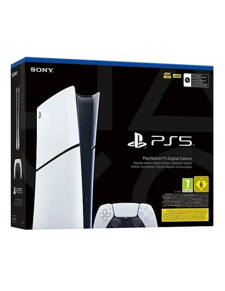 Sony PlayStation 5 Digital Edition 825 GB Wifi Negro, Blanco