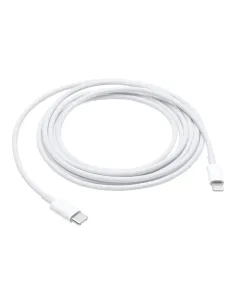 Cable original apple usb tipo c a lightning 2m -  macho - macho -  blanco