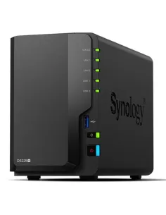 Servidor nas synology disk station ds225+ 2gb 2 bahias gigabit ethernet