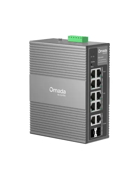 TP-Link Omada IES210GPP switch Gestionado Gigabit Ethernet (10 100 1000) Energía sobre Ethernet (PoE) DIN rail Gris