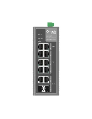 TP-Link Omada IES210GPP switch Gestionado Gigabit Ethernet (10 100 1000) Energía sobre Ethernet (PoE) DIN rail Gris
