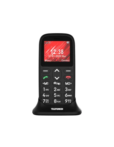 Telefono movil telefunken s410 senior phone - 1.77 pulgadas - negro