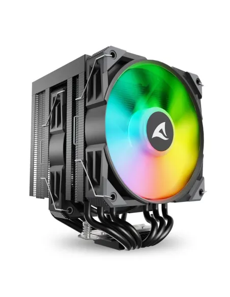 Ventilador cpu sharkoon a60 rgb 120mm negro