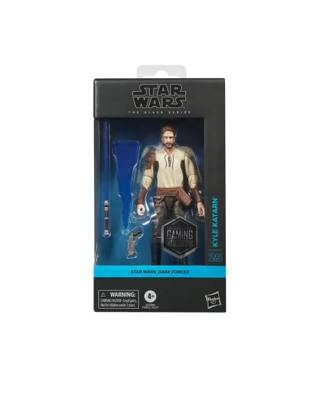 Figura hasbro star wars: dark forces the black series kyle katarn