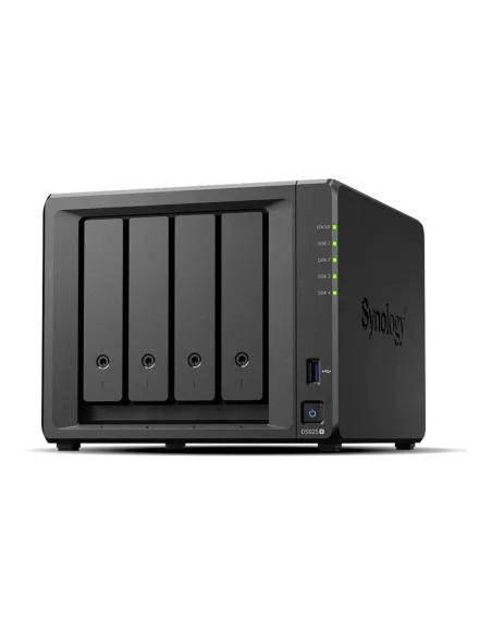 Servidor nas synology disk station ds925+ 4gb 4 bahias gigabit ethernet