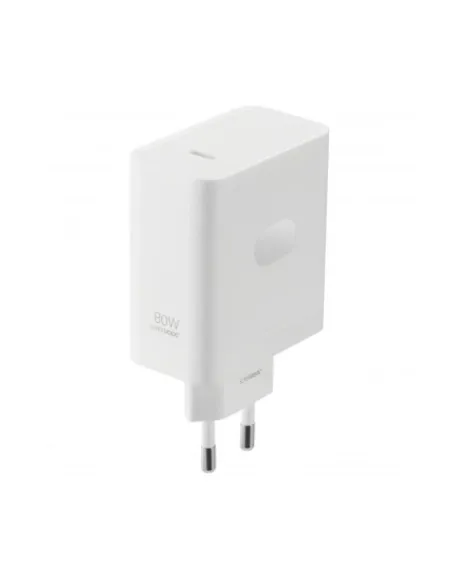 Cargador one plus supervoc 80w usb tipo c blanco