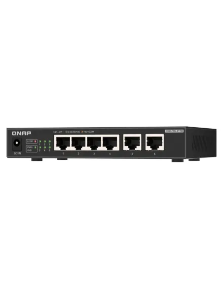 QNAP QSW-2104-2T-R2 switch No administrado 10G Ethernet (100 1000 10000) Escritorio Negro