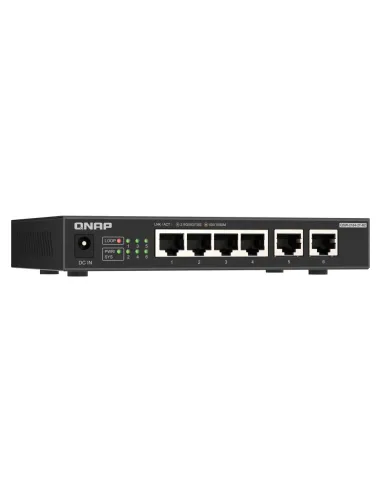 QNAP QSW-2104-2T-R2 switch No administrado 10G Ethernet (100 1000 10000) Escritorio Negro
