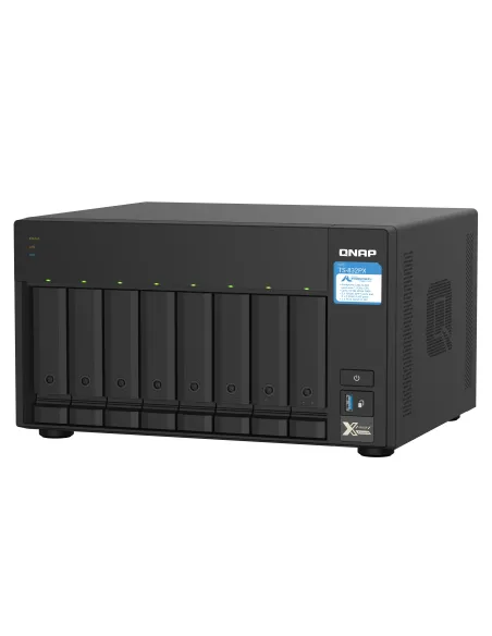 QNAP TS-832PX NAS Torre Annapurna Labs AL324 4 GB DDR4 0 TB QNAP Turbo System Aluminio, Negro