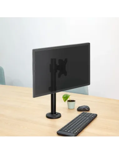 TooQ Soporte de Mesa para Pantallas 17"-32", Color Negro