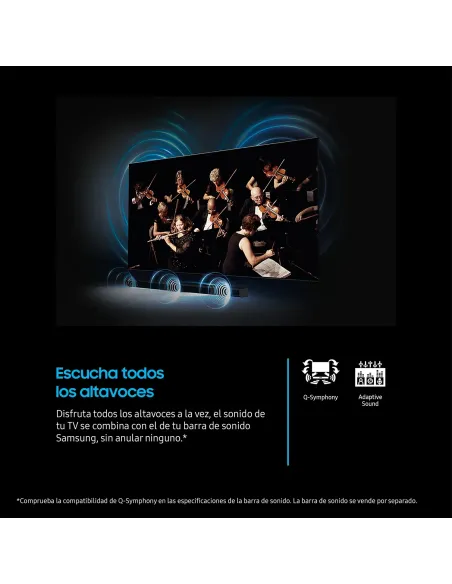 Samsung TV 65" Crystal UHD U8075F 4K Smart TV 2025