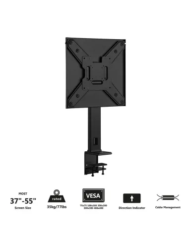 Ewent EW1543 soporte para TV 139,7 cm (55") Negro