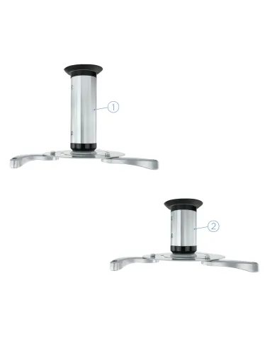 TooQ SOPORTE UNIVERSAL DE TECHO GIRATORIO 360º PARA PROYECTOR PLATA
