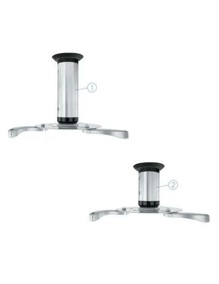 TooQ SOPORTE UNIVERSAL DE TECHO GIRATORIO 360º PARA PROYECTOR PLATA