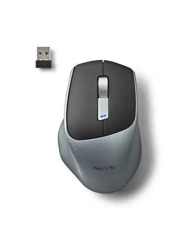NGS LUSH-RB ratón Oficina mano derecha RF inalámbrico Óptico 1600 DPI