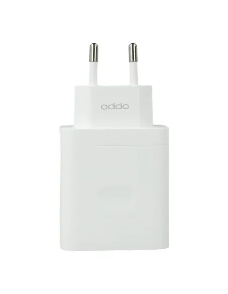 Cargador oppo supervooc 33w usb tipo a blanco