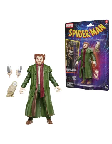 Figura hasbro marvel legends series spider - man marvel's owl
