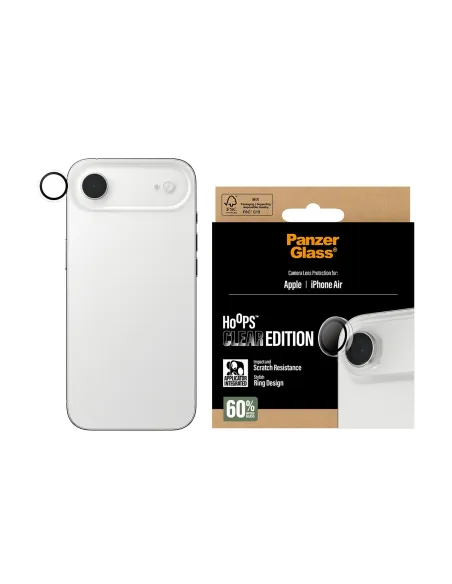 PanzerGlass ® Hoops® Camera Lens Protector Transparent iPhone Air Protector de pantalla Apple 1 pieza(s)