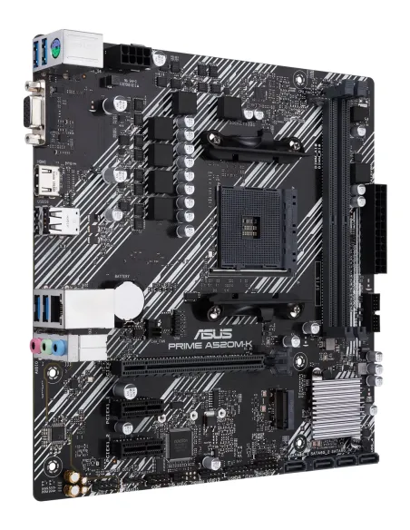ASUS PRIME A520M-K AMD A520 Zócalo AM4 micro ATX