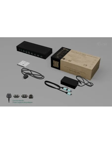 i-tec Universal 5x 4K 60Hz Display Docking Station + Power Delivery 100W