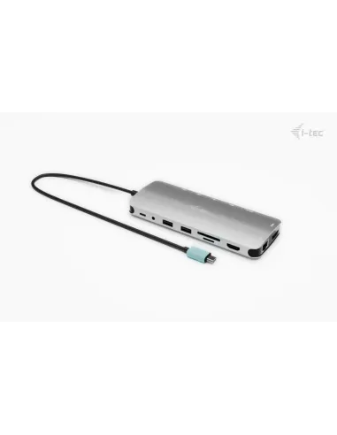 i-tec Metal USB-C Nano 3x Display Dock, 2x HDMI 1x USB-C video with Power Delivery 140W + Universal Charger 140 W