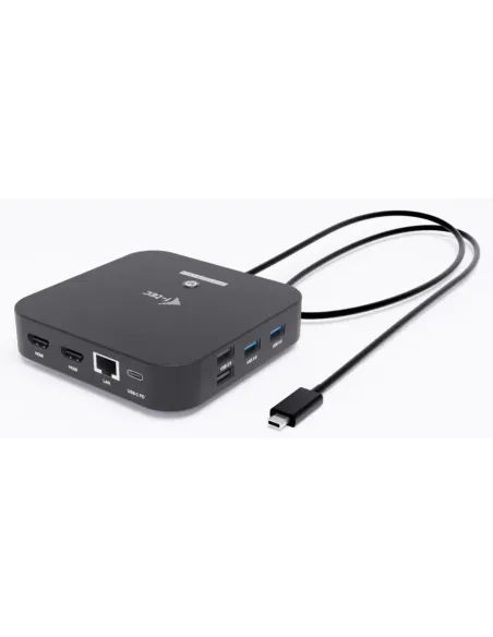 i-tec USB-C Dual HDMI Docking Station with Power Delivery 100 W