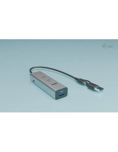 i-tec Metal Universal Charging HUB 2xUSB-C + 2x USB-A Port + Power Delivery 85W