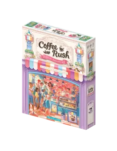 Juego de mesa coffee rush: tartas deliciosas