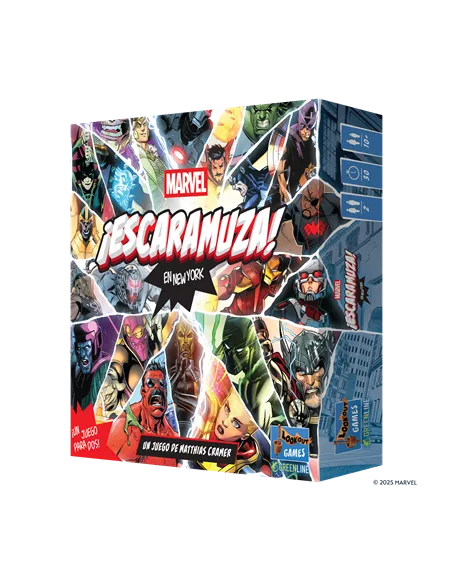 Juego de mesa marvel ¡escaramuza! en new york