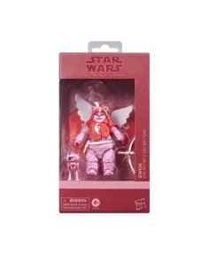 Figura hasbro star wars the black series ewok (valentiine's day edition)