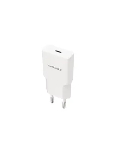 Nanocable Cargador USB-C PD 20W, Blanco