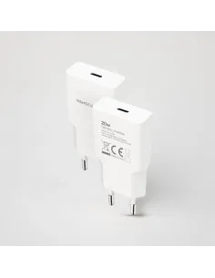 Nanocable Cargador USB-C PD 20W, Blanco 2