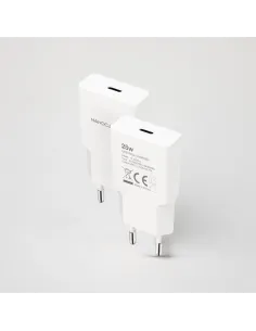 Nanocable Cargador USB-C PD 25W, Blanco 2