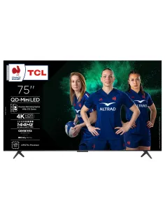 TCL C6K 75C6K Televisor 190,5 cm (75") 4K Ultra HD Smart TV Wifi Metálico