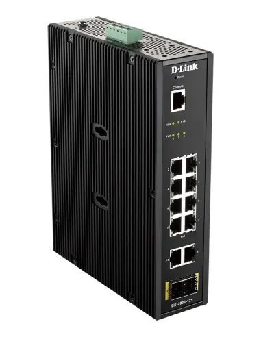 D-Link DIS-200G-12S switch Gestionado L2 Gigabit Ethernet (10 100 1000) Negro