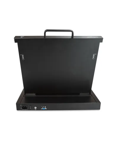 StarTech.com Consola KVM de Montaje en Rack - Teclado QWERTY - KVM para Rack de Servidores de 1 puerto VGA con Monitor LCD de