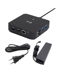 i-tec USB-C DP Dual HDMI Docking Station with Power Delivery 100 W + Universal Charger 100W