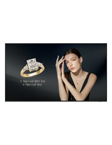 Samsung QH115F-X Pantalla plana para señalización digital 2,92 m (115") LCD Wifi 1000 cd   m² 4K Ultra HD Negro Tizen 24 7