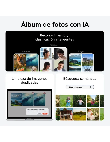 Ugreen NASync DXP2800 NAS System 2-Bay Compacto Intel® N N100 8 GB DDR5 0 TB UGOS Pro Negro