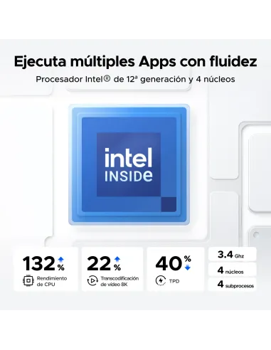 Ugreen NASync DXP2800 NAS System 2-Bay Compacto Intel® N N100 8 GB DDR5 0 TB UGOS Pro Negro