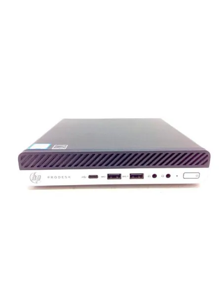 Ordenador reacondicionado mini hp 600 g4 - i5 - 8th - 8gb - 256gb m.2 - win 11 pro - sin cable trebol - wifi+antena