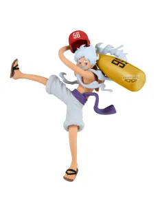 Figura banpresto one piece battle record collection monkey d.luffy gear5 17cm