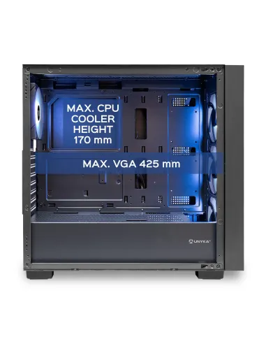 UNYKAch Caja ATX Revelat MESH Black