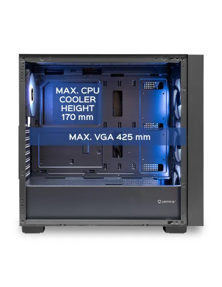 UNYKAch Caja ATX Revelat MESH Black