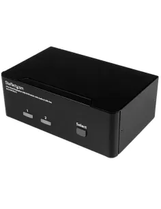 StarTech.com Switch Conmutador KVM de 2 Puertos DisplayPort - 4K 60Hz